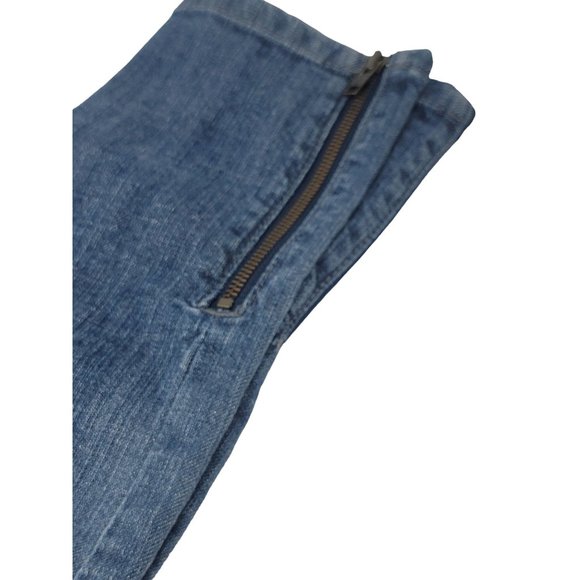 Free‎ People Skinny Fit Denim Blue Jeans Waist Size 25 - Picture 4 of 6